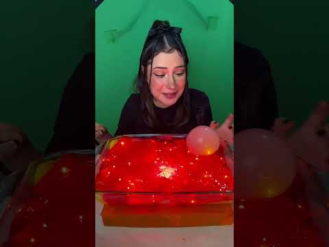 Este fue el proceso para hacer el slime de lava 🌋 #asmr #diy #lavaslime #limo #slimeasmr me