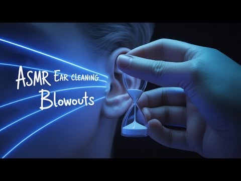 Deep Ear Cleaning & Relaxing ASMR: Goose Feather, Hair Thread, Sand Bottles & Blowing Triggers