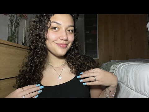 ASMR fast and aggressive fabric scratching + skin scratching 🤍