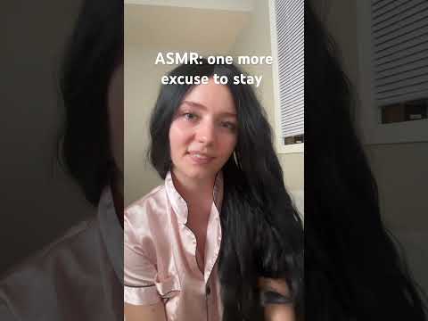 one more excuse to stay 🤍#asmr #girlfriendasmr #sleepasmr #flirtyasmr #whisper
