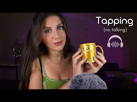 ASMR • 100% Tapping (no talking) to SLEEP fast! - Binaural