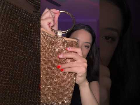 ASMR 🤍 4 handbags, 4 different textures #asmr #asmrcommunity