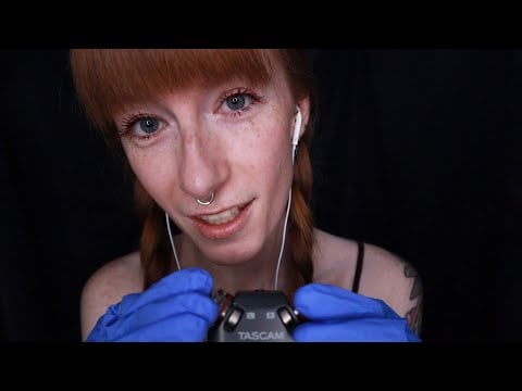 ASMR | Gentle ear cleaning with the TASCAM 🫠 (Whispered)