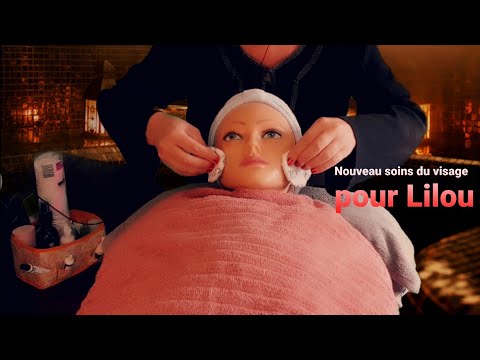 Asmr français 🎧 nouveau soins du visage pour notre amie "Lilou"