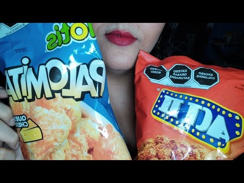 ASMR Comiendo Palomitas 🍿 checar y chile limón 🍋