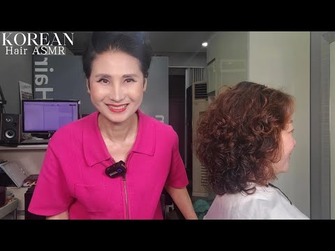 미용실ASMR 디지털 #셋팅펌 보골보골 풍성하게~~아침햇살로 빛이 투과해서 속상했다.(단속을 했는데도 불구하고..)Hair salon ASMR Digital #SettingFirm