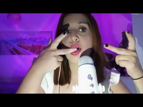 ASMR, besitos, mimitos, spit painting para relajarte