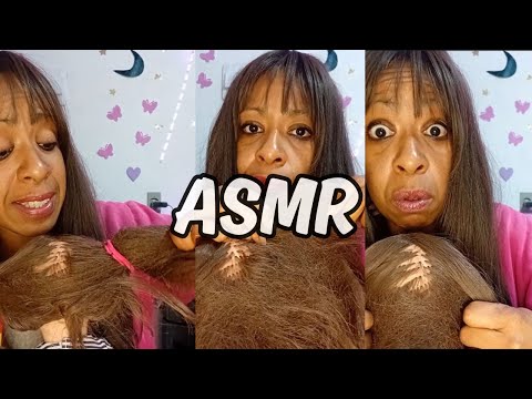 A ROCHELLE DO ASMR PENTEANDO A TONIA  #humor   #asmrroleplay