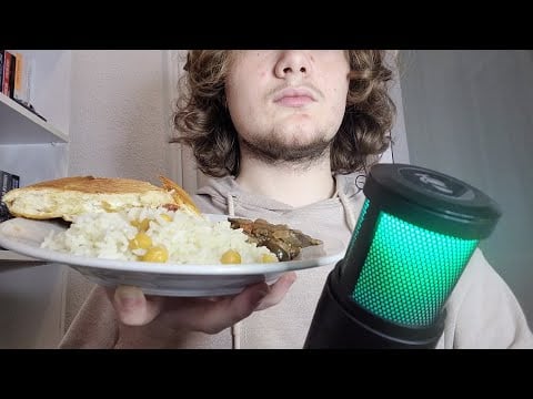 Mukbang ASMR | Tost, Pilav, Kadayıf | Benimle Bir Akşam Yemeği | Mukbang ve Sohbet | Türkçe ASMR