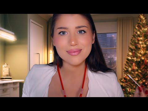 ASMR | FAST 5 Minute Festive Cranial Nerve Exam 🇮🇹 (Italian Accent)