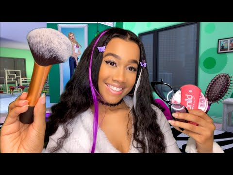 ASMR Bratz Doll Gives You A Makeover 💄💋 (You’re A Barbie Doll) ASMR Make-up Application Role-play