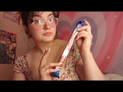 ASMR DUBBLE BUBBLE OPEN MOUTH GUM CHEWING