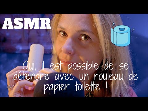 ASMR FR 🧻 Oui, il est possible de se détendre avec un rouleau de papier toilette !