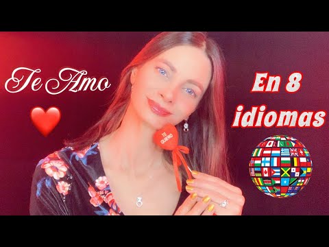 💗 ASMR  TE AMO en 8 IDIOMAS 🌍 Susurros Binaurales para Dormir y Relajarte | ASMR en ESPAÑOL