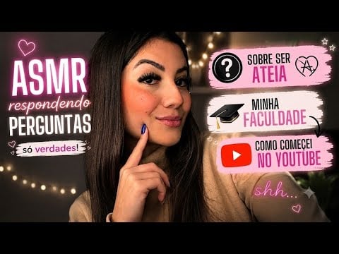 ASMR caseirinho respondendo perguntas de inscritos 