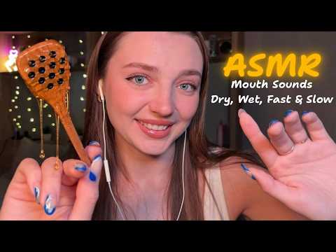 ASMR Mouth Sounds 👄✨ (Dry, Wet, Fast & Slow) | 口の音ASMR 👄💫 (ドライ・ウェット・速い・ゆっくり)