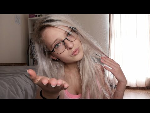 ASMR | Close Up Whispers/ Mouth Sounds/ Hand Movements