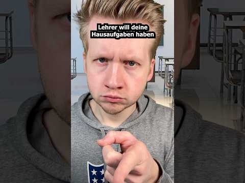 Lehrer will deine Hausaufgaben haben #asmr