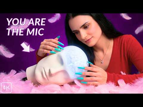 ASMR BUT You Are the Mic 😱 PURE Mic Scratching + Tapping on BINAURAL Head Mic for Sleep 😴 No Talking