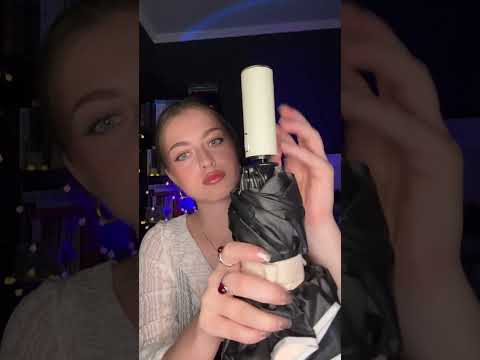 random umbrella #asmr #asmrsounds #tingles