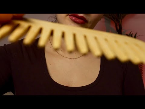 ASMR Hair & Scalp Brushing for Deep Sleep & Tingles | No Talking, Layered Sounds
