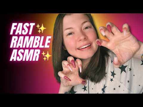 ASMR Fast and Aggressive Bare Mic Scratching and Rambling about Special Interests