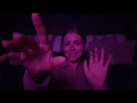 ASMR Cozy Hand Movements With Mouth Sounds & Tongue Clicking