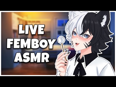 🤍 Live 3DIO ASMR | Femboy Ear Cleaning & Tingles ✨🤍