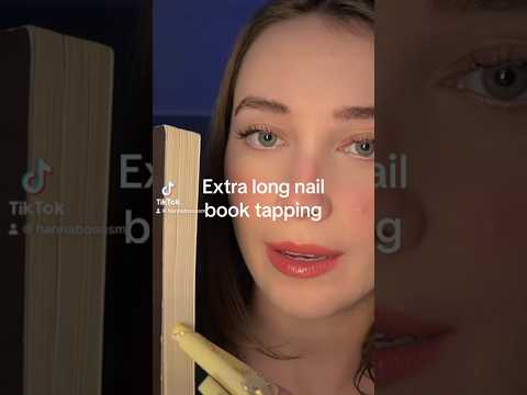 Extra long nail book tapping 📚 #asmr #books #tinglysounds #asmrsounds #asmrvideo