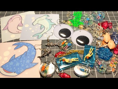 ASMR Earrings Show and Tell (Whispered)