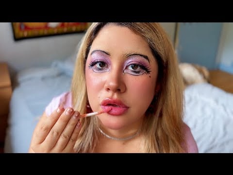 ASMR Creepy Bratz doll does your makeup