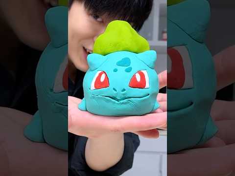 Pokemon MUKBANG🧡💚 #shorts