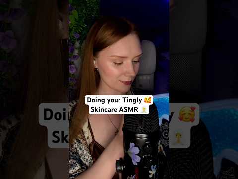 Skincare ASMR 🥰 Or watch full 👆🏻