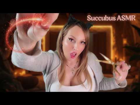 ASMR Demon Reiki at 3AM ♡ Sleepy Succubus Drains Your Stress (Real Energy Healing)