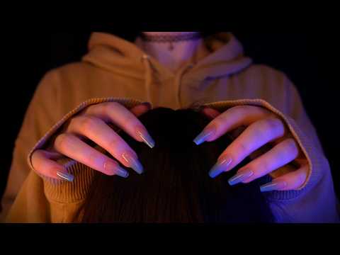 ASMR | close up Head & Scalp Attention - Scratching, Massage, no Talking