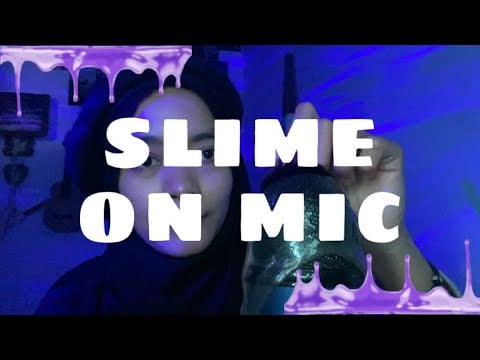 ASMR Relaxing Slime for Good Sleep 😴💤 (Slime on Mic)