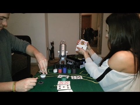 ~ASMR~ Female & Male~ *Poker Sounds Ear To Ear Binaural*