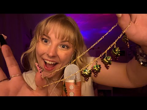 ASMR Clacky Nails + Jangly Jewlery Sounds! ALL THE JEWLERY FOR EXTREME TINGLES AND SLEEP 💤💍