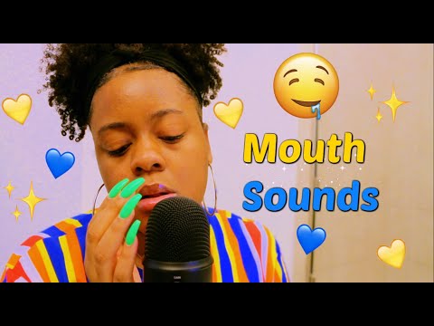 ASMR - INTENSE BUT SENSITIVE MOUTH SOUNDS + VISUAL TRIGGERS 💙✨