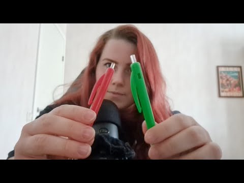 Roleplay ASMR på Svenska - du gör ett syn och hörseltest. Personal attention,