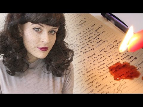 ASMR Secret Agent Enrolment Letter roleplay  [Writing sounds]
