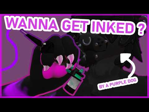 [FURRY ASMR] Purple Dog Tattoo Parlor
