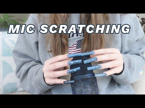 Aggressive and Fast Mic Scratching ASMR (no talking) 