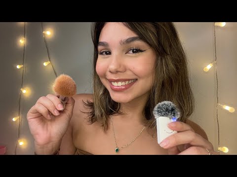 ASMR | minha MAQUIAGEM do MOMENTO ✨🤍😍