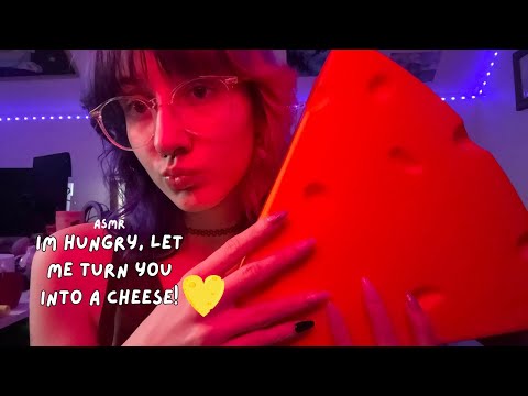 ASMR Turning you into a cheese! (camera touching)