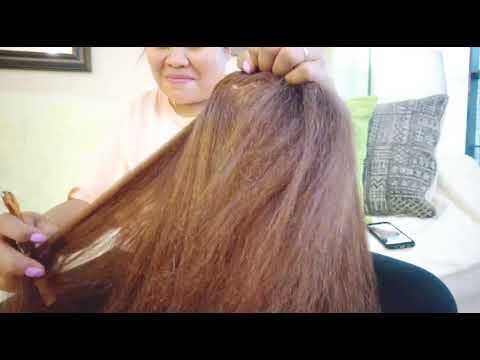 ASMR Dandruff Checking | Scalp Scratching | Gray Hair Removal,Hair Brushing |whispering Funny Story