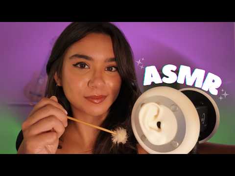 ASMR: 1 Hora de Limpeza de Ouvido com o 3DIO para Dormir 👂✨ (Binaural e Sussurros)