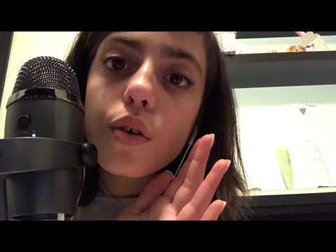 ASMR| inaudible whisper rambling w hand motions