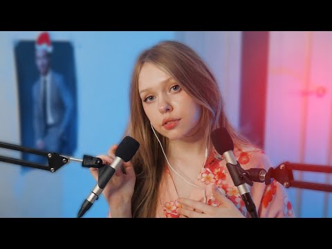 ♡ асмр звуки рта, таппинг, звуки рук | asmr mouth sounds tapping brush
