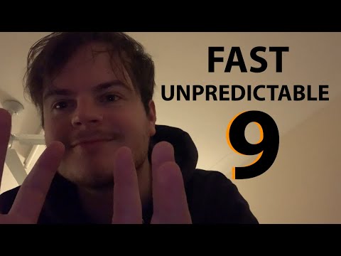 Fast & Aggressive ASMR Unpredictable Random Triggers 9 (lofi) Invisible Triggers, Table Tapping +